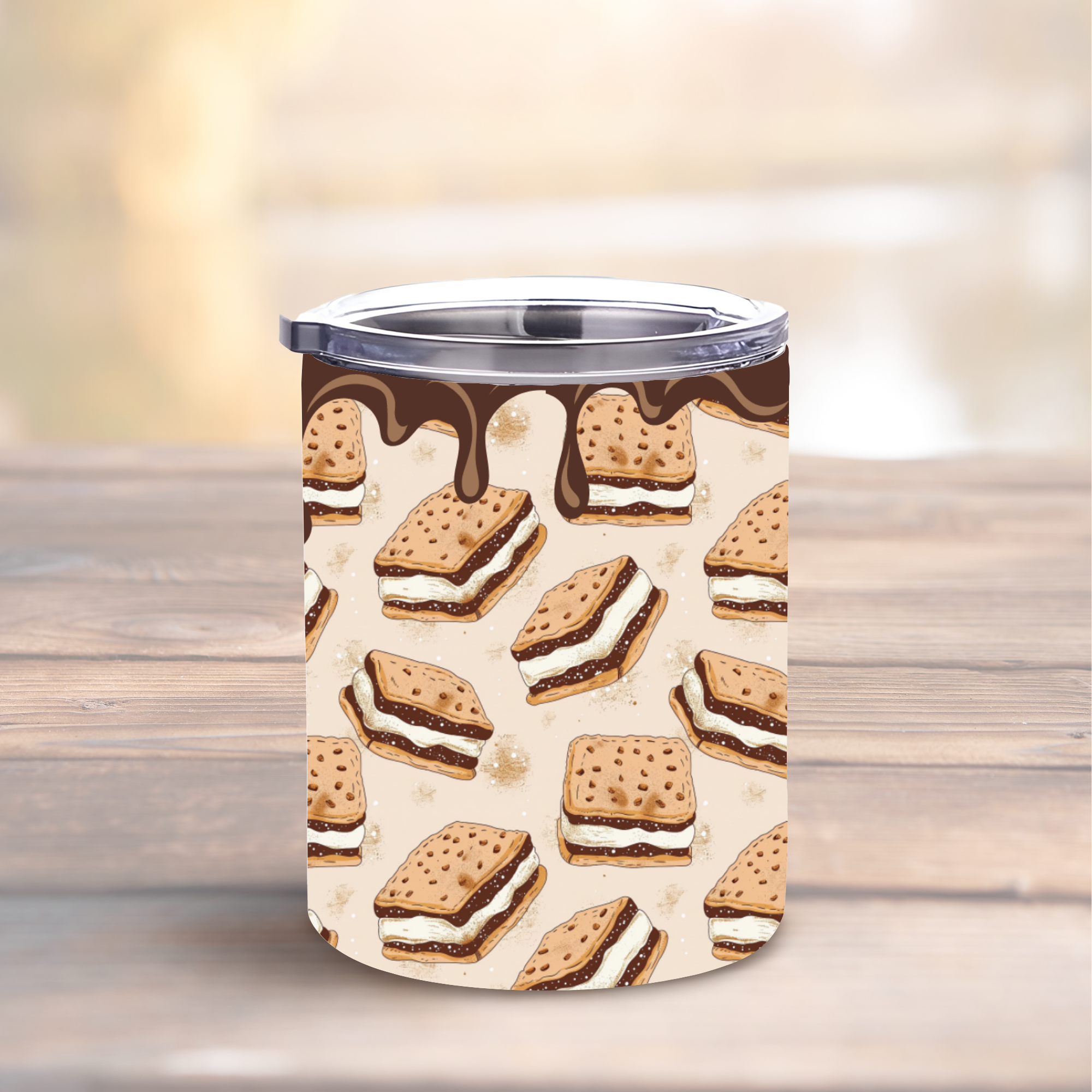 S'mores 10oz Lowball Steel Tumbler