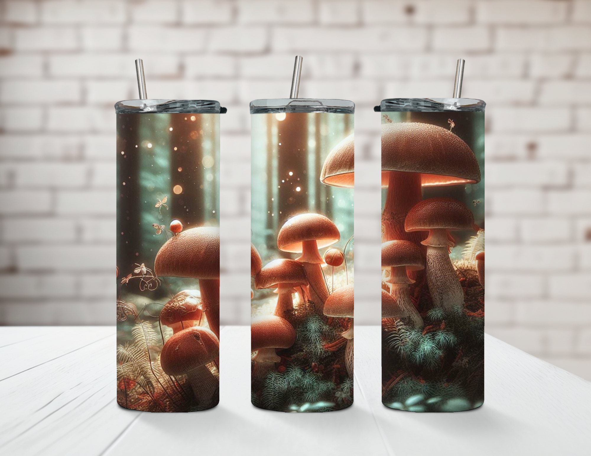 Mushroom Fairy Dust 20oz Steel Tumbler