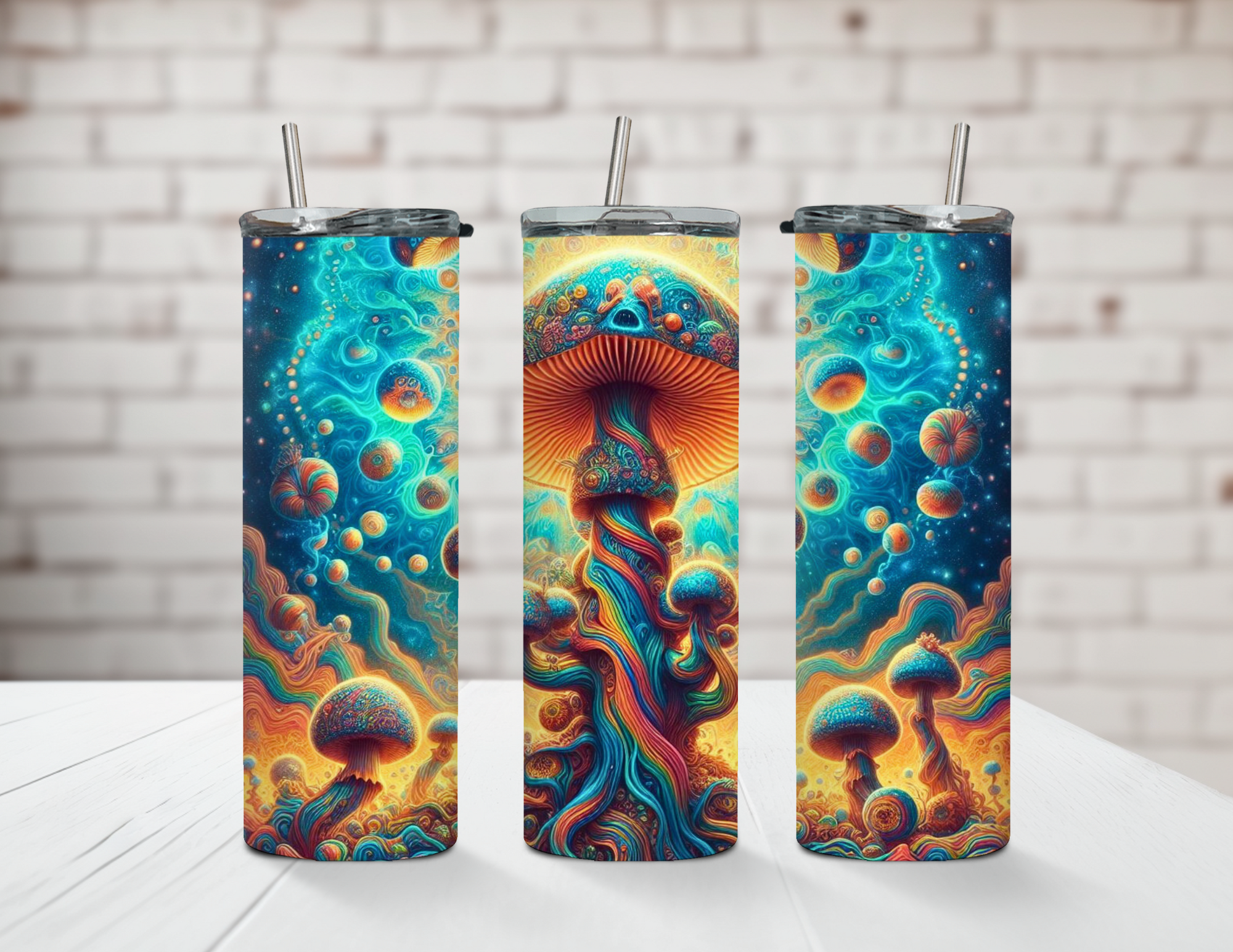 Psilocybin Mushroom Dream 20oz Steel Tumbler