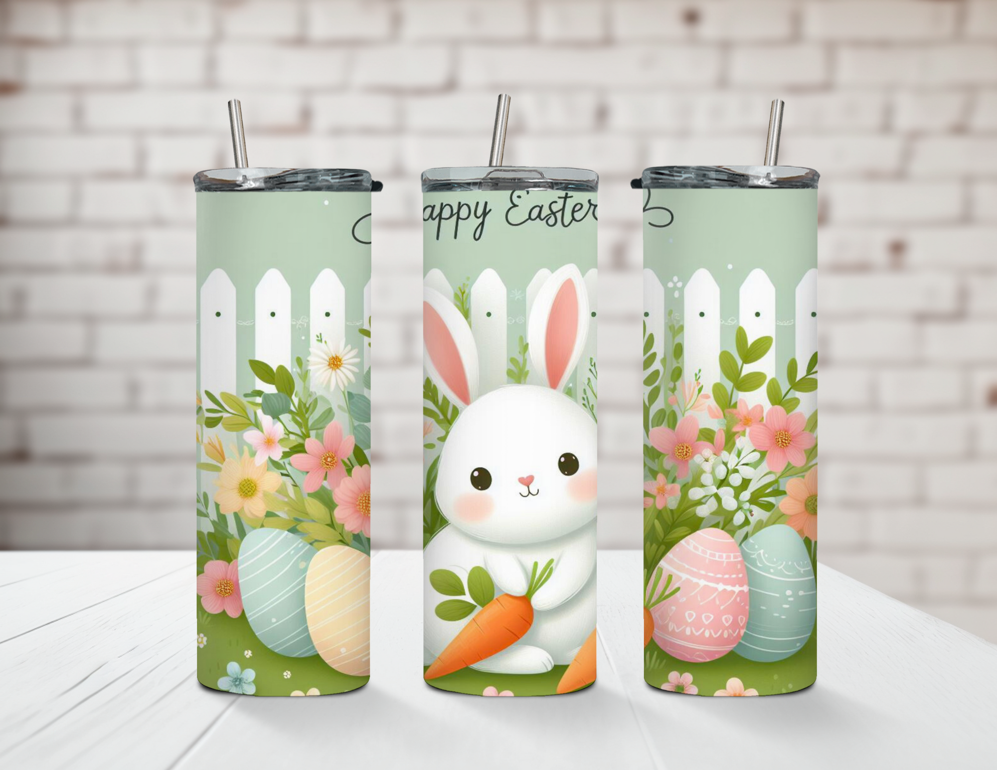 Happy Easter 20oz Steel Tumbler