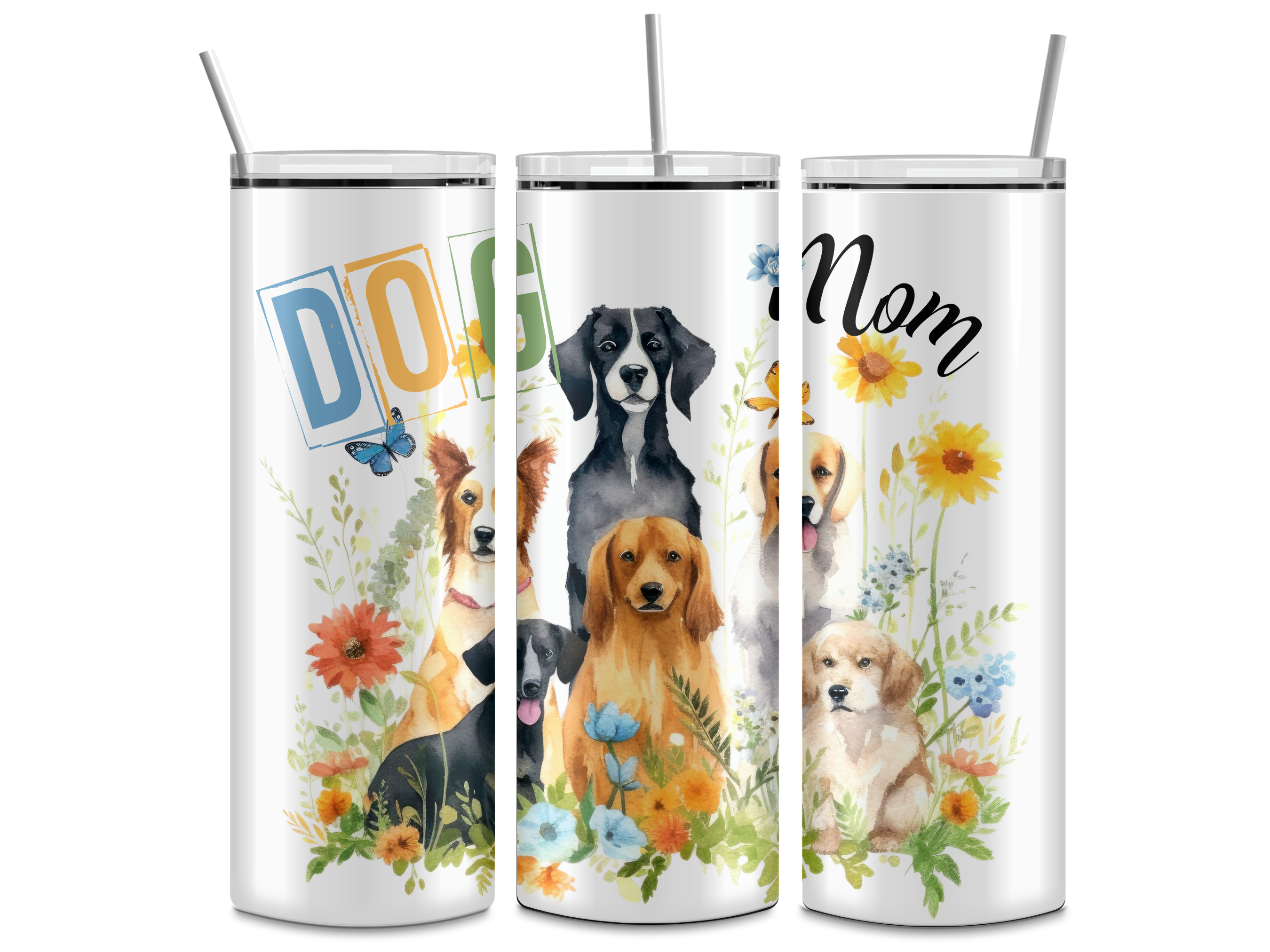 Dog Mom 20oz Steel Tumbler