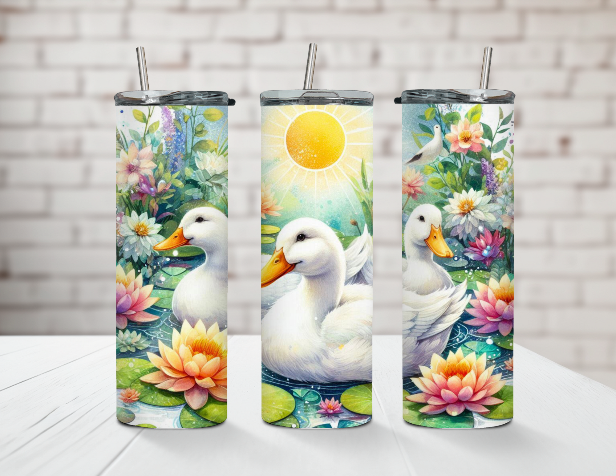 Puddle Jump Duck 20oz Stainless Steel Tumbler