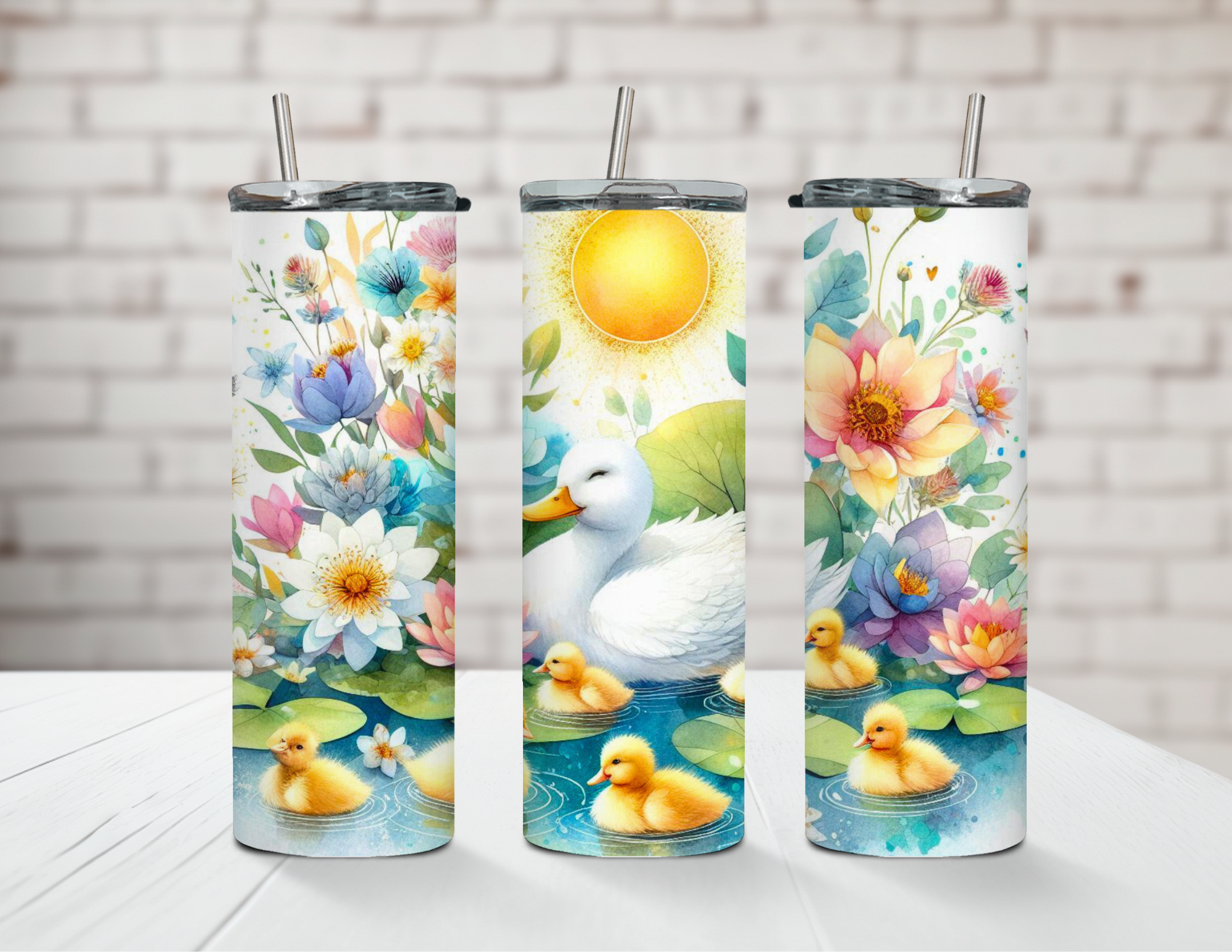 Duckling Dreams 20oz Stainless Steel Tumbler