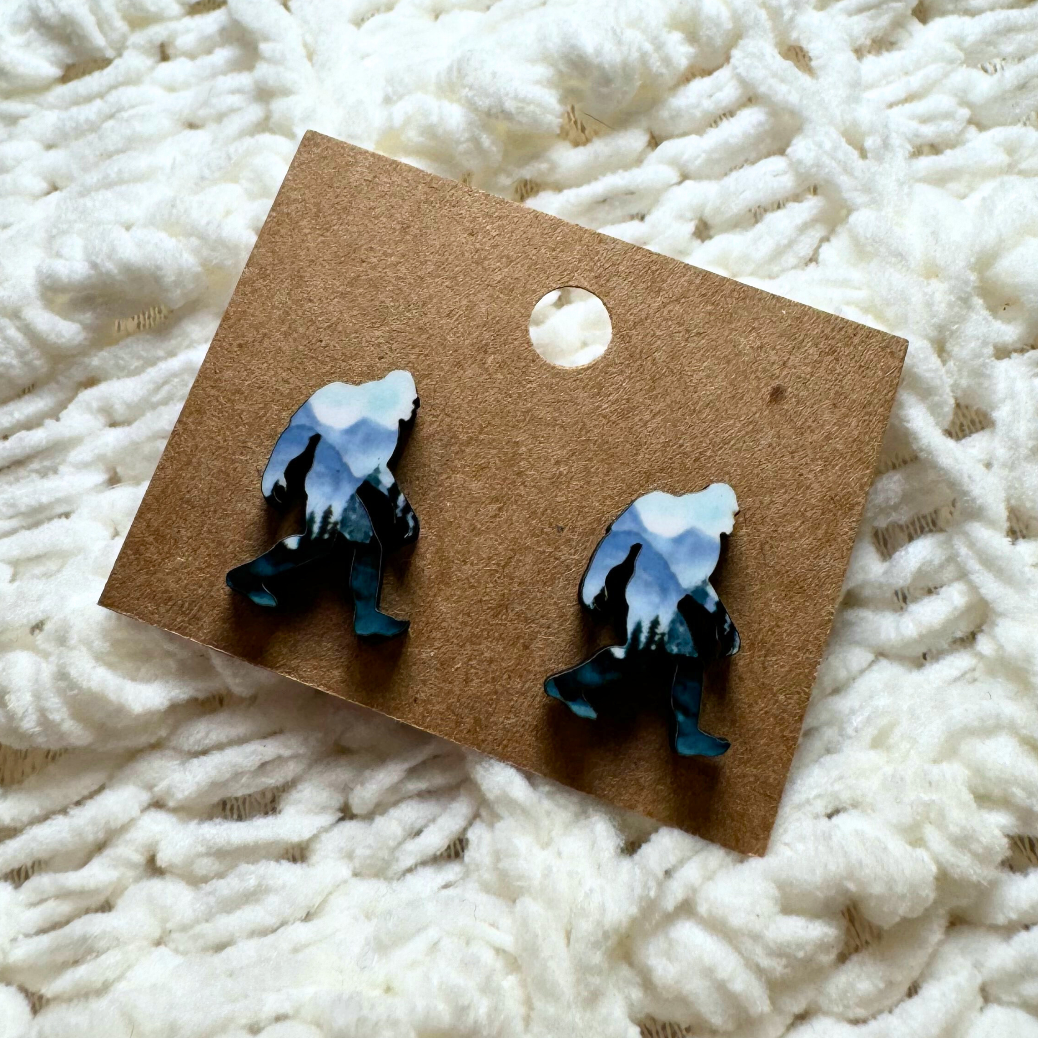 Nightly Sasquatch Stud Earrings