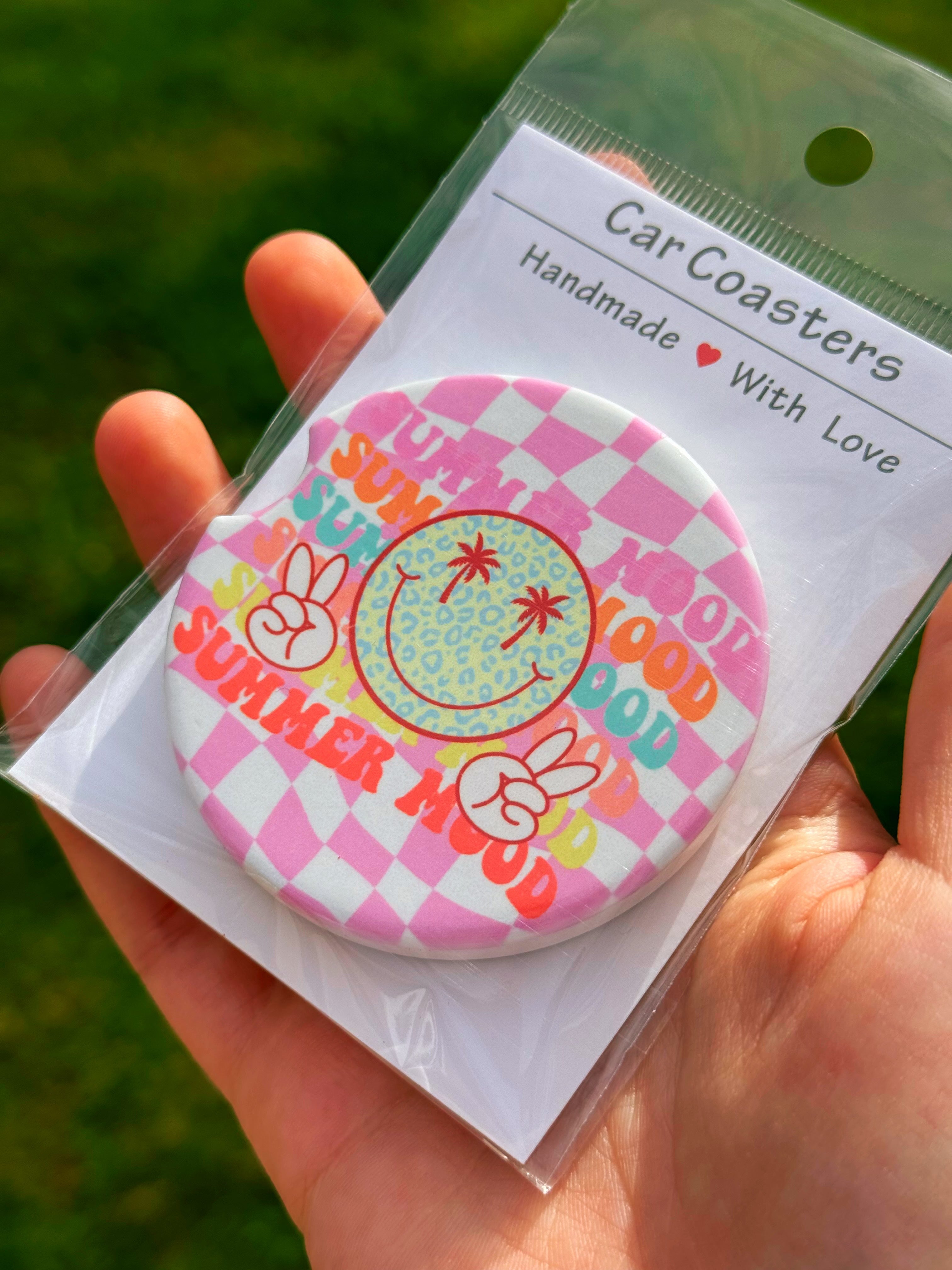 Summer Mood Car Coasters (SINGLE CAR COASTER)