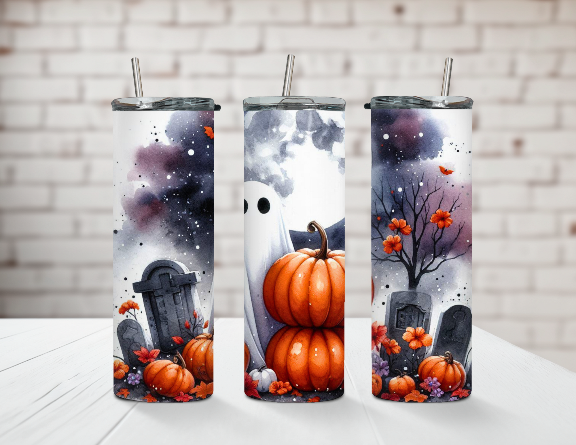 Ghostly Eclipse 20oz Stainless Steel Tumbler