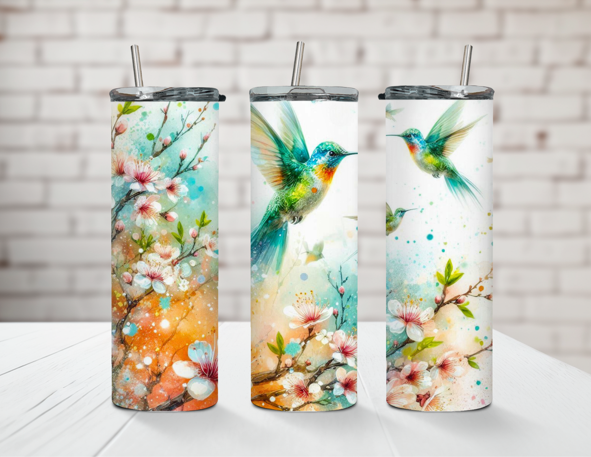 Humming Harmony Hummingbird Stainless Steel Tumbler