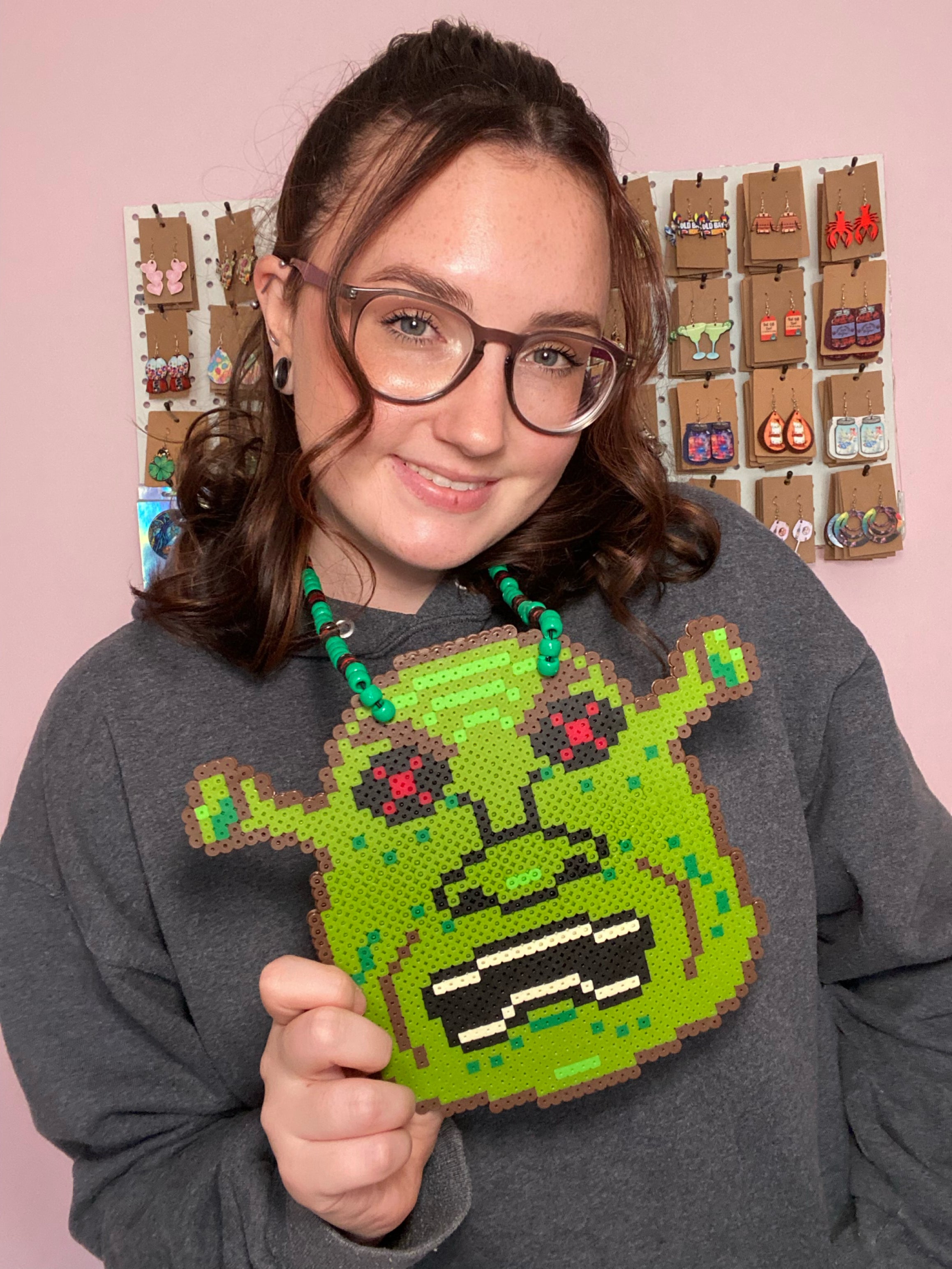 Shrek Rave Perler