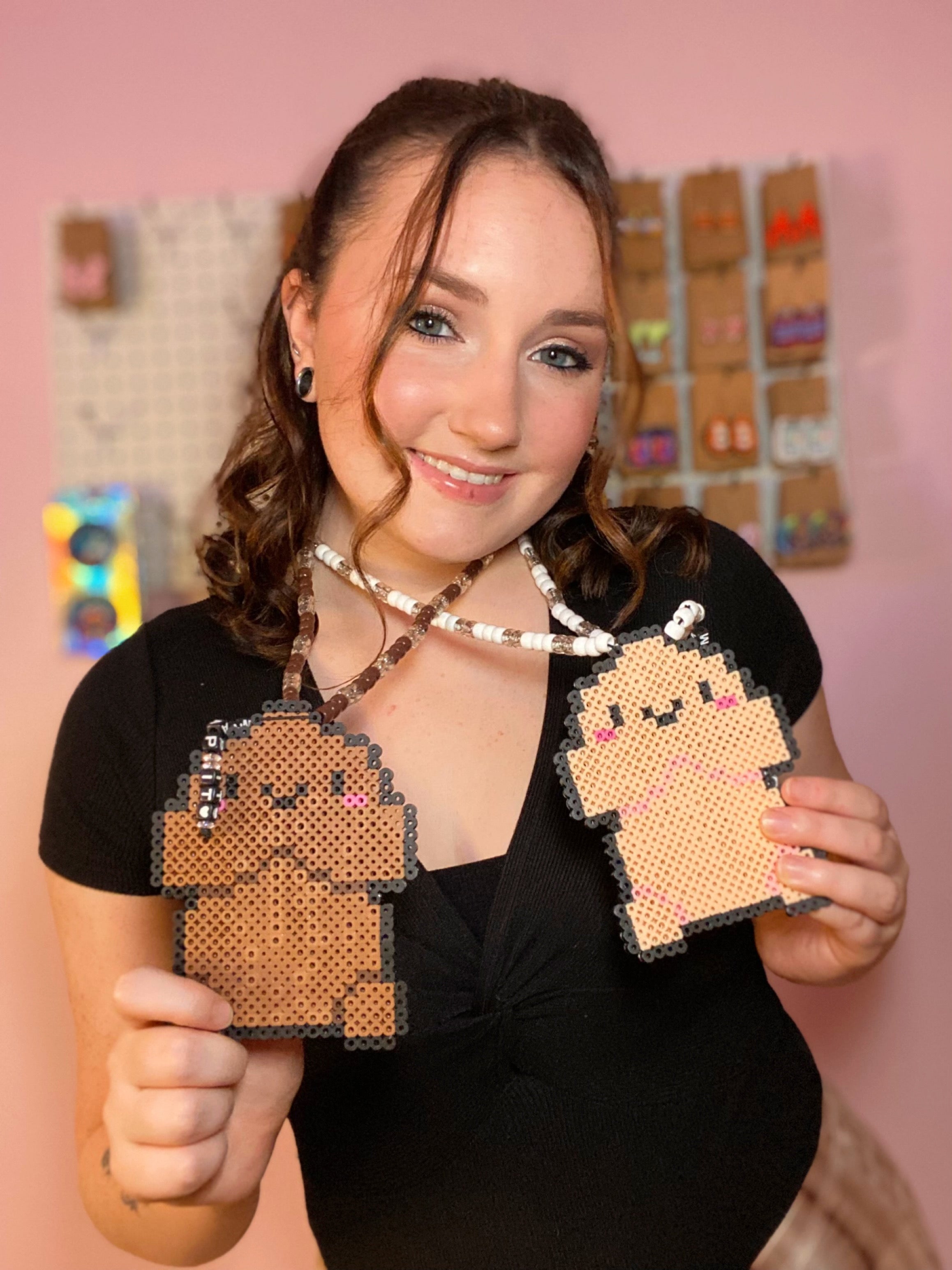 Wrap it Weenies Perler Necklace