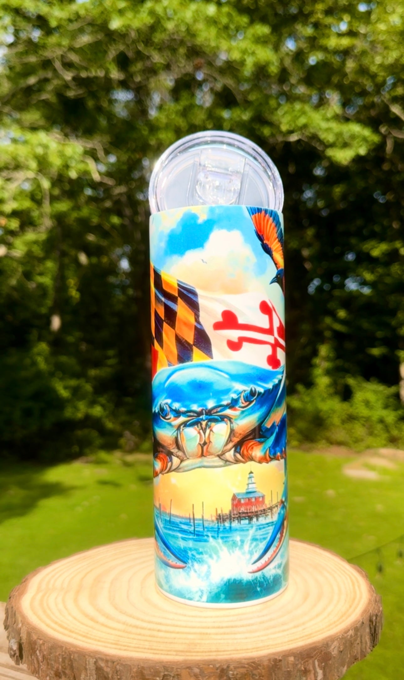 Blue Crab Maryland 20oz Stainless Steel Tumbler