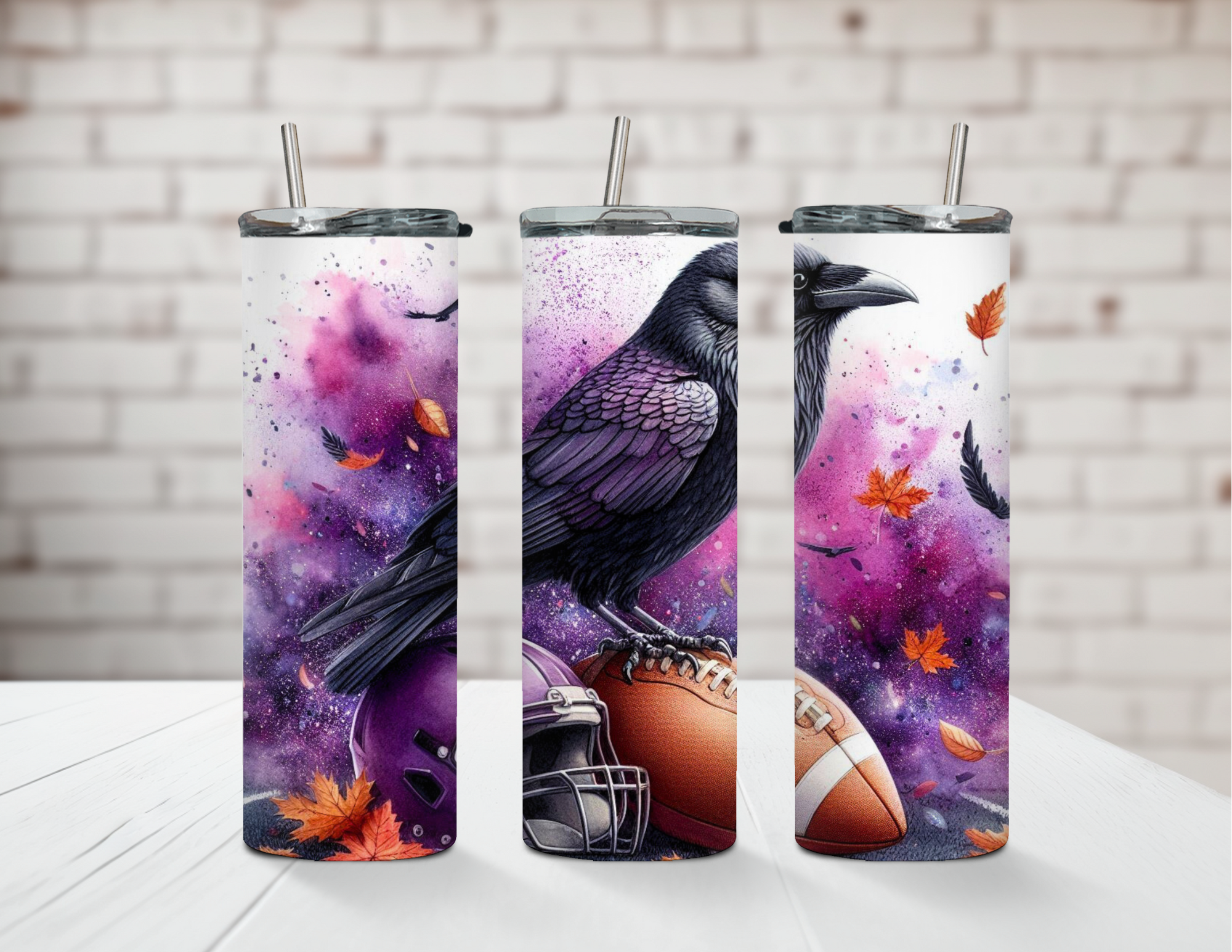 Talon Terror's Raven 20oz Stainless Steel Tumbler