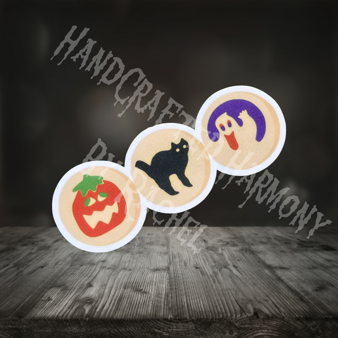 Halloween Sugar Cookies 2.5inch Matte Sticker | ADD ON ITEM ONLY |