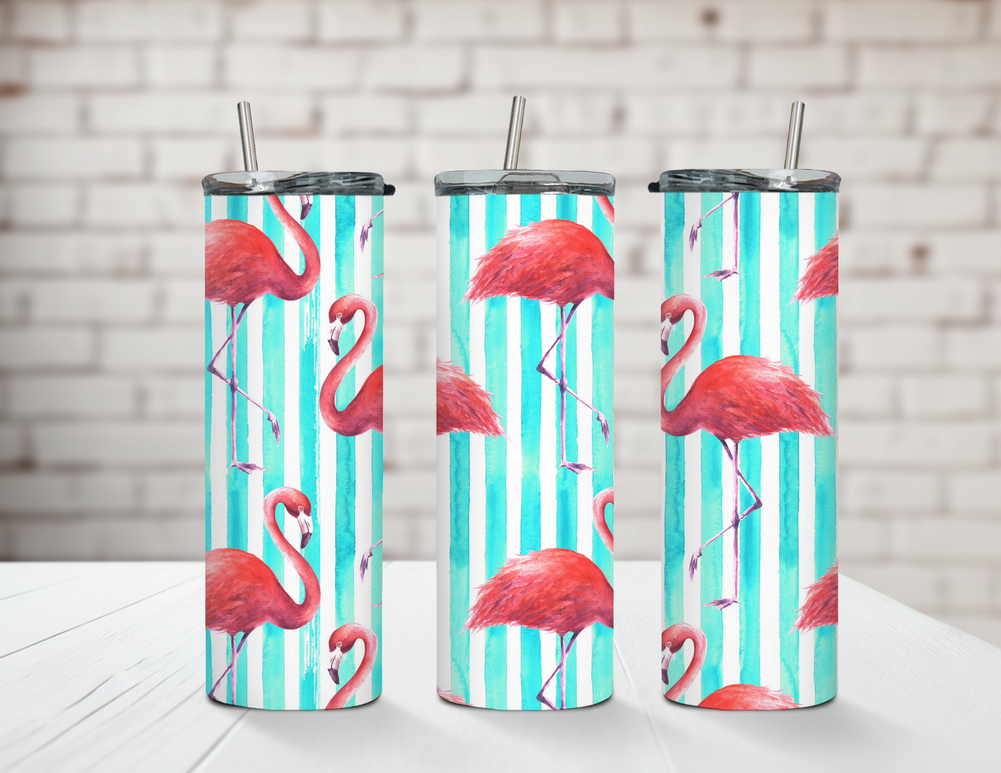 Flamingo 20oz Steel Tumbler