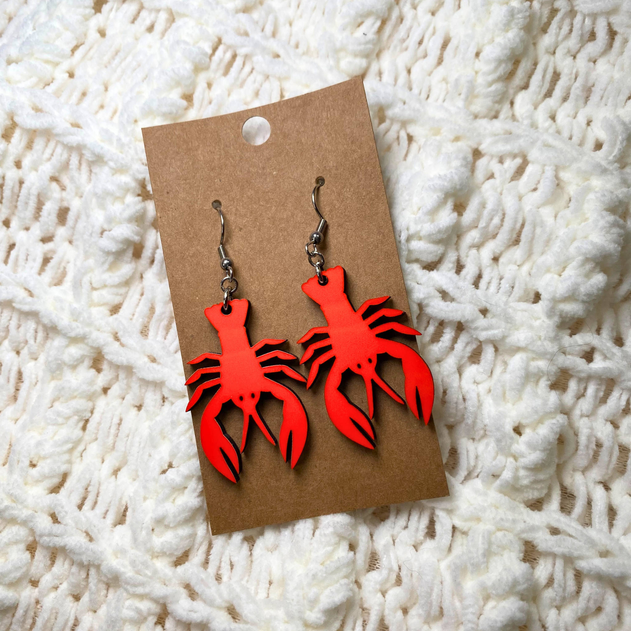 CrawFish Dangle Earrings