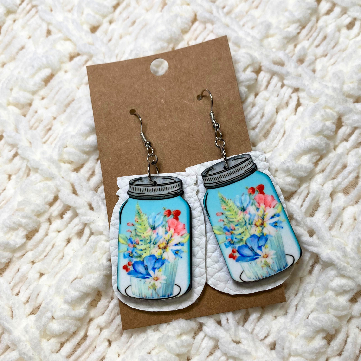 Flowers In A Jar Earrings