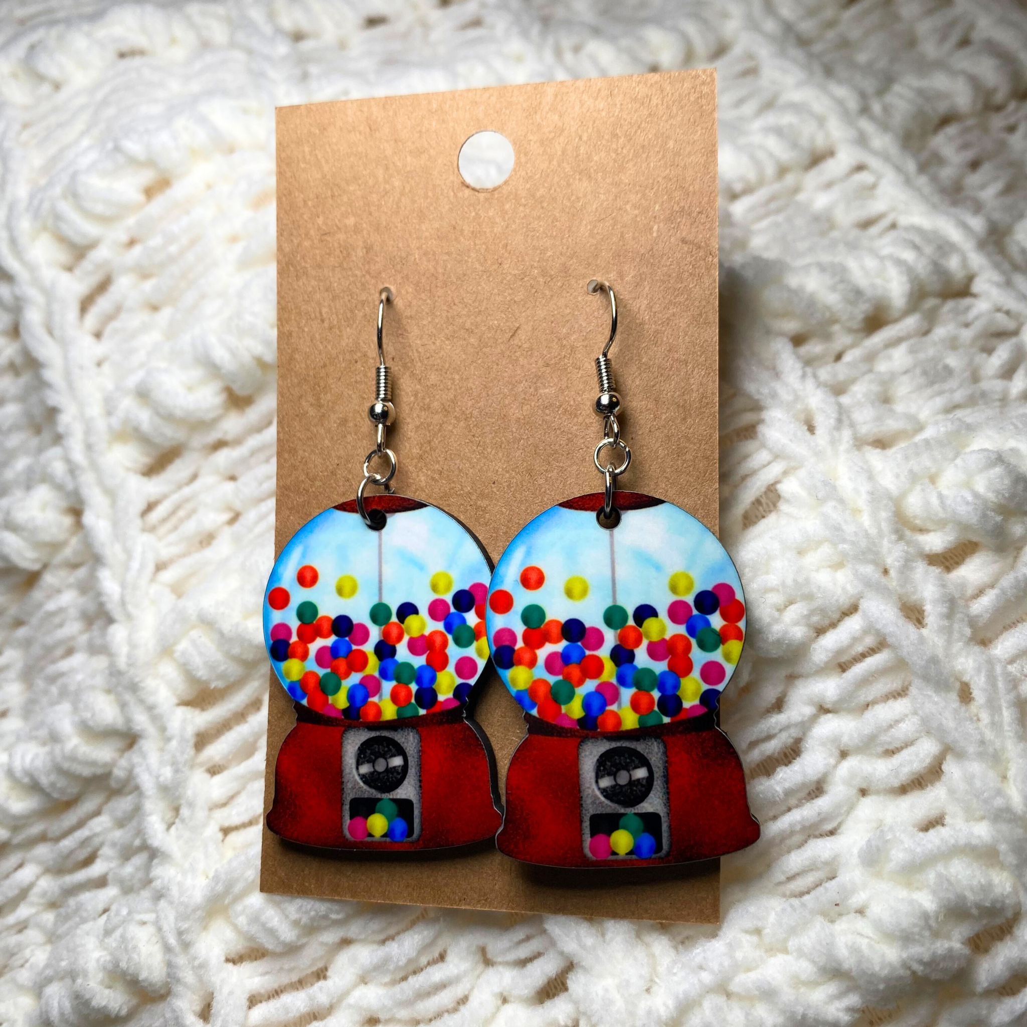 Gumball Dangle Earrings