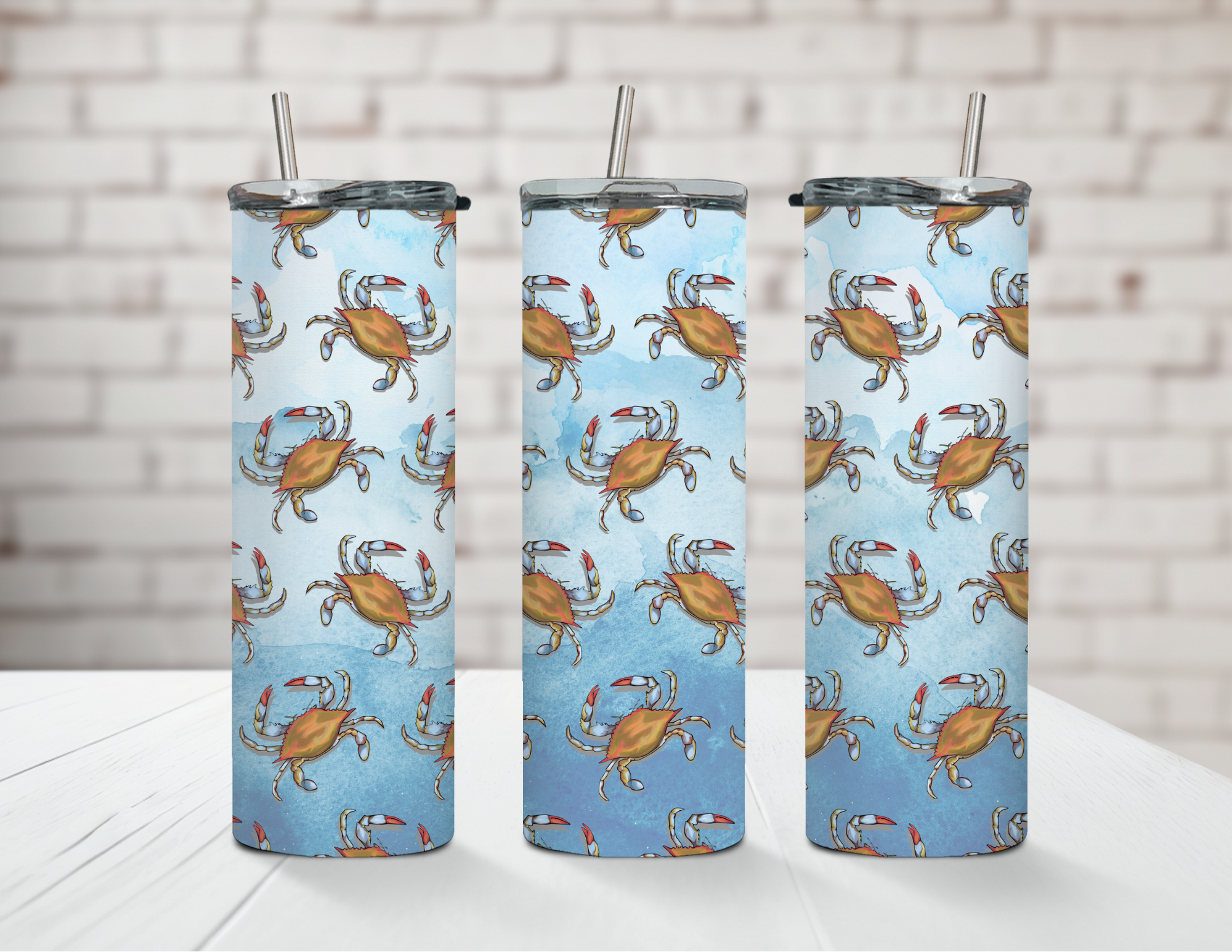 Maryland Blue Crab 20oz Steel Tumbler