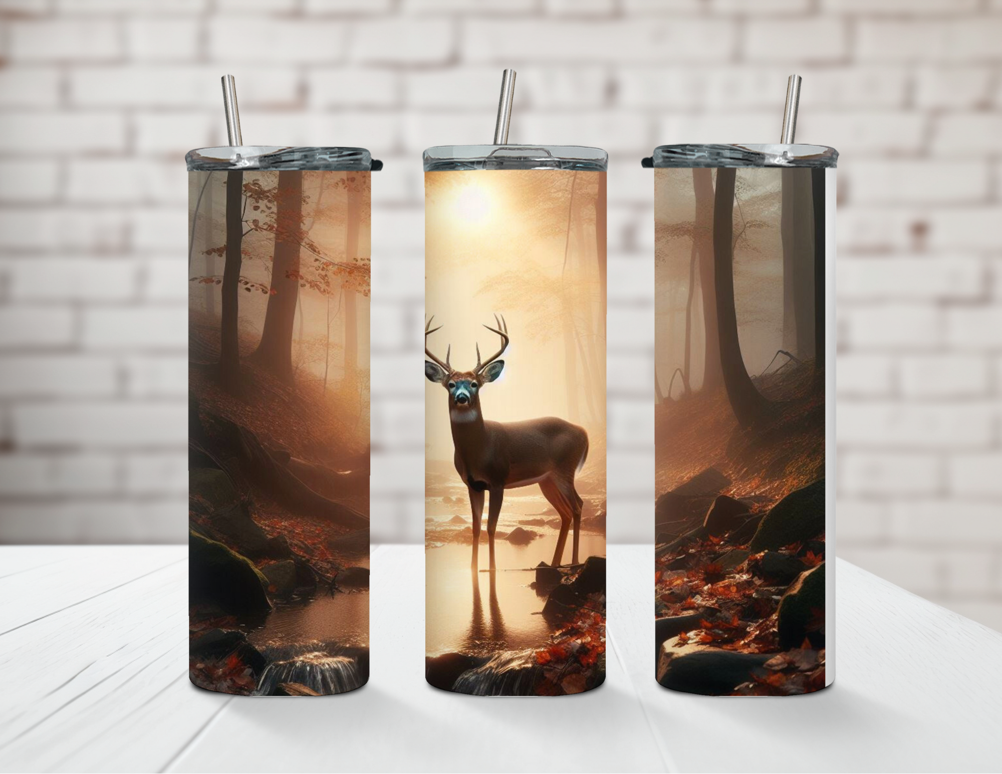 Buck Wild 20oz Steel Tumbler