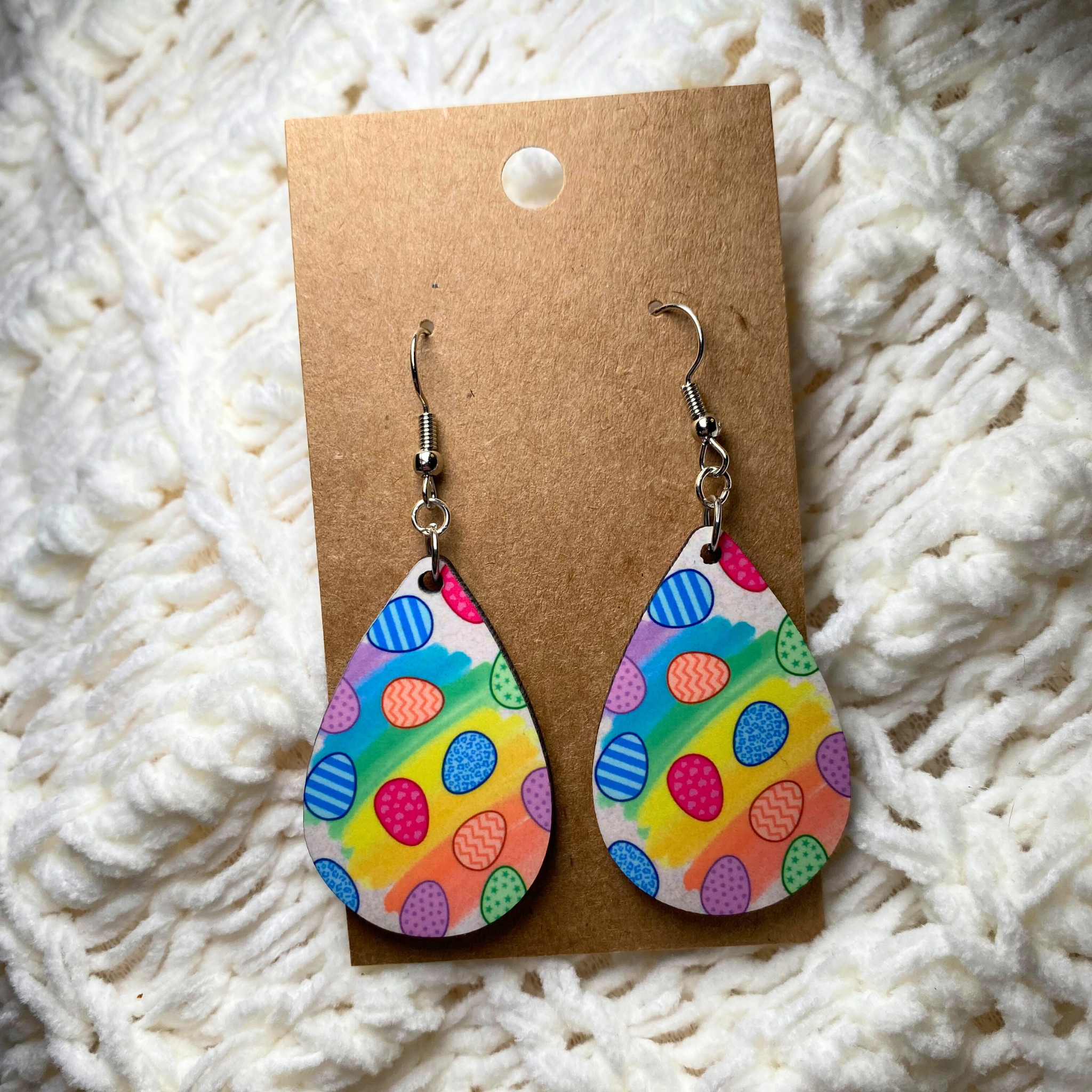 Easter Egg Dangle Earrings