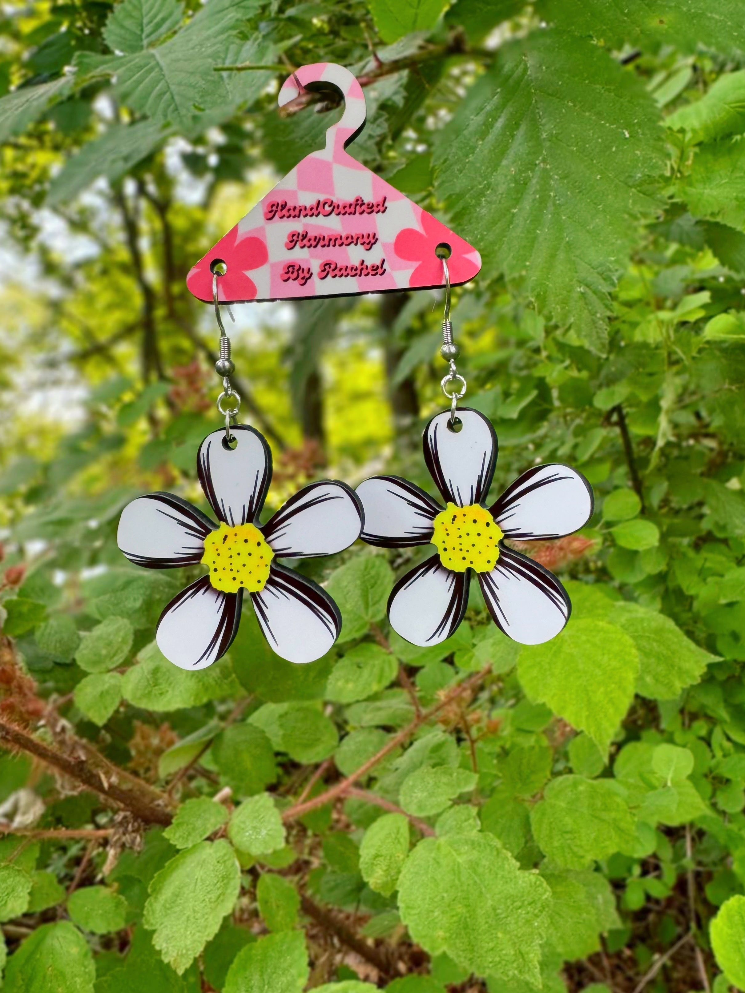 Hippie Style Daisy Dangle Earrings