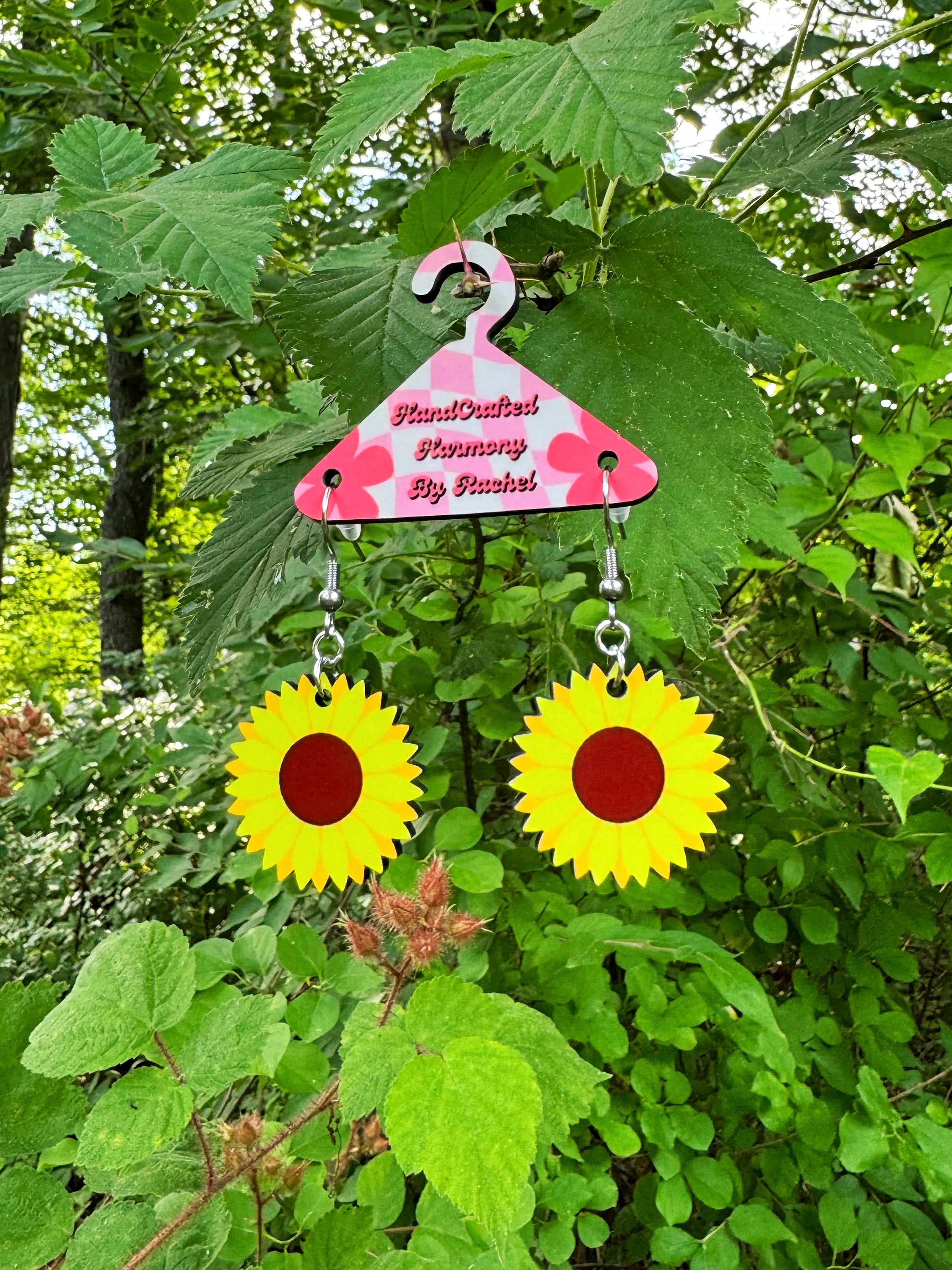 Sunflower Dangle Earrings