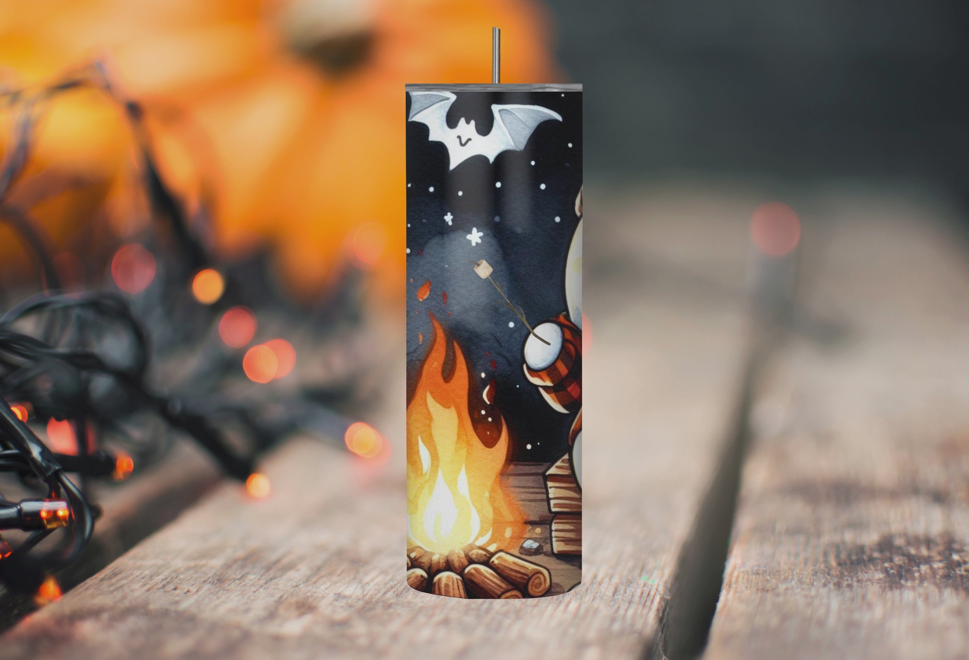 Boo-licious Treat Ghost Stainless Steel Tumbler