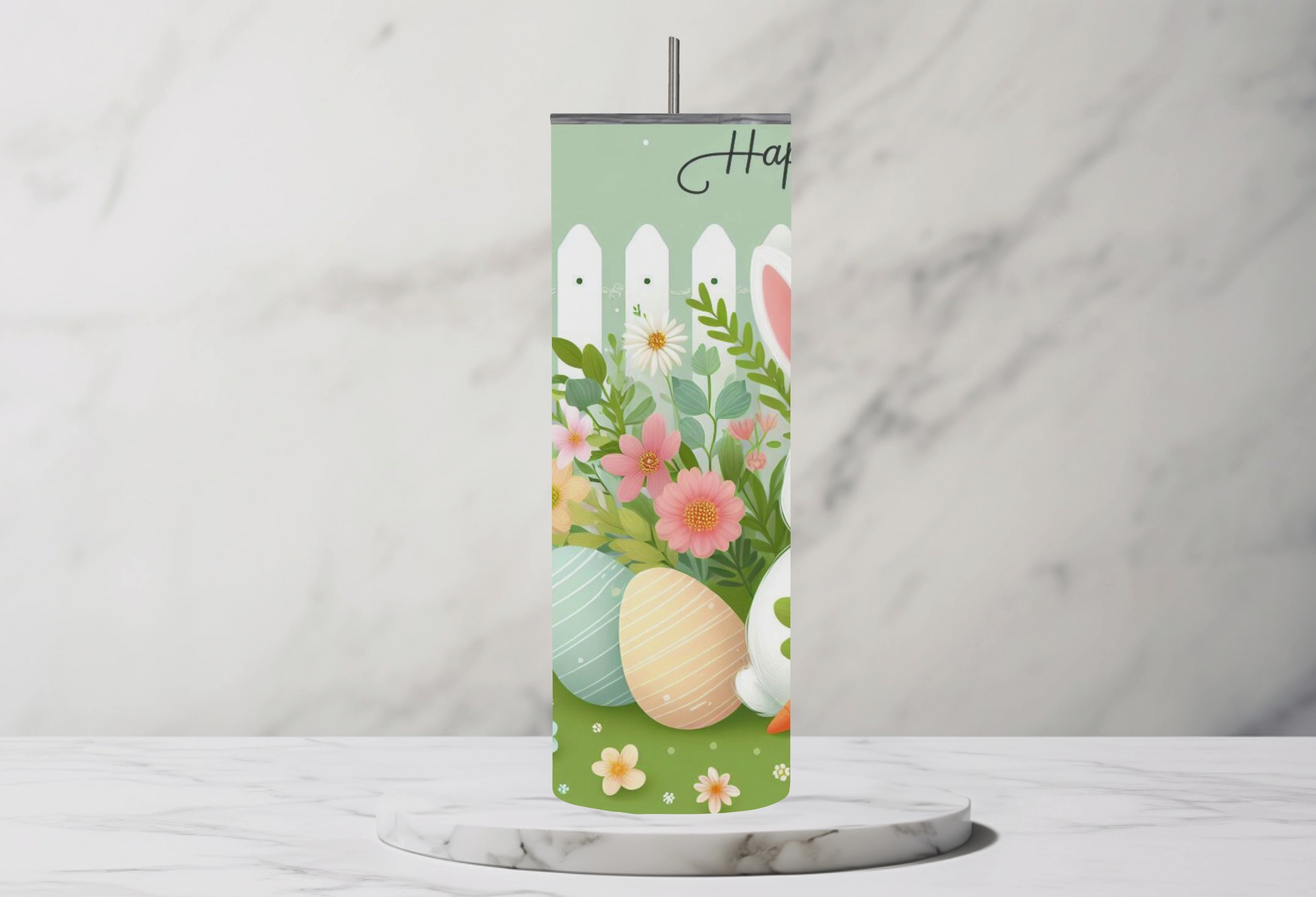 Happy Easter 20oz Steel Tumbler