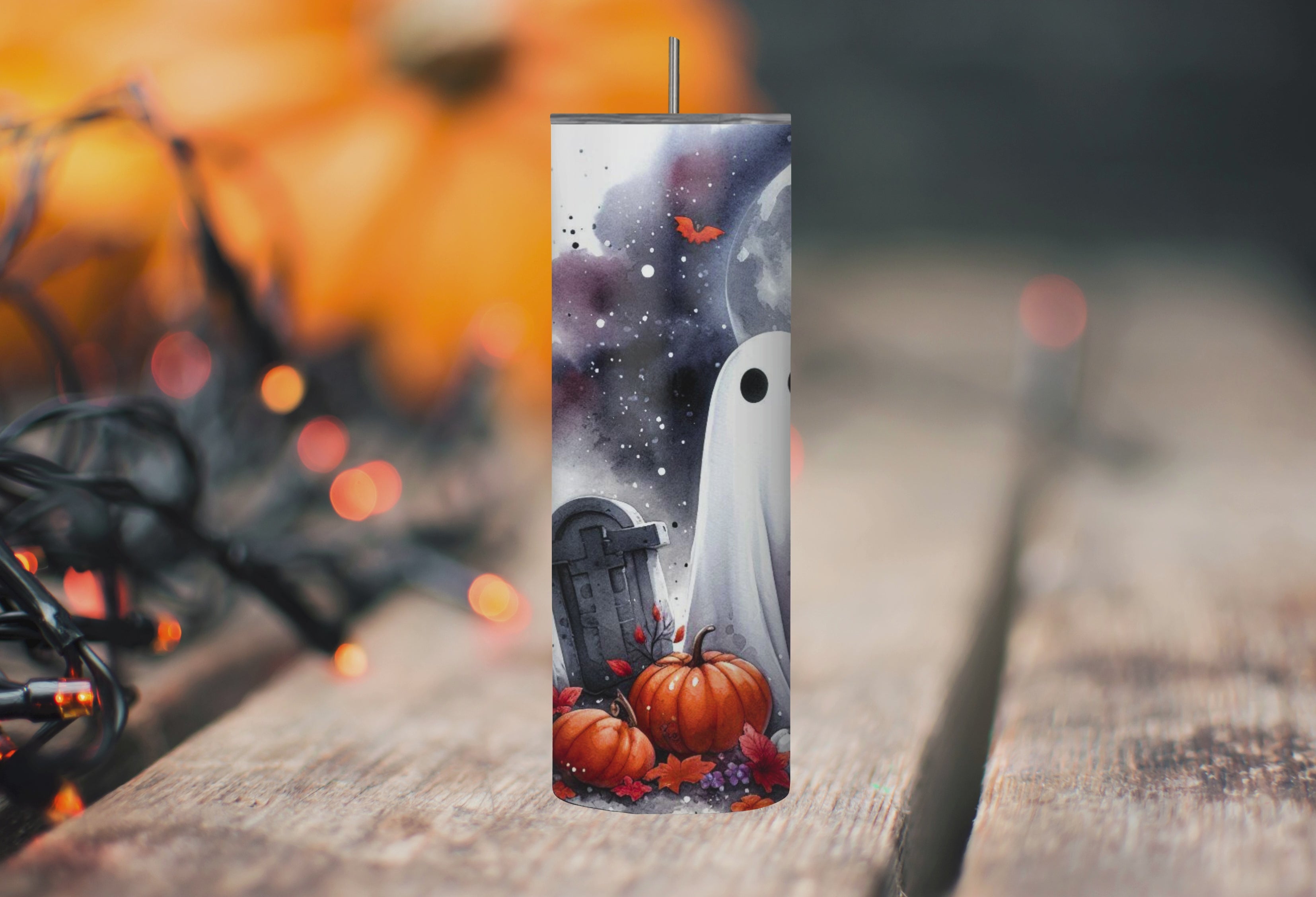 Ghostly Eclipse 20oz Stainless Steel Tumbler