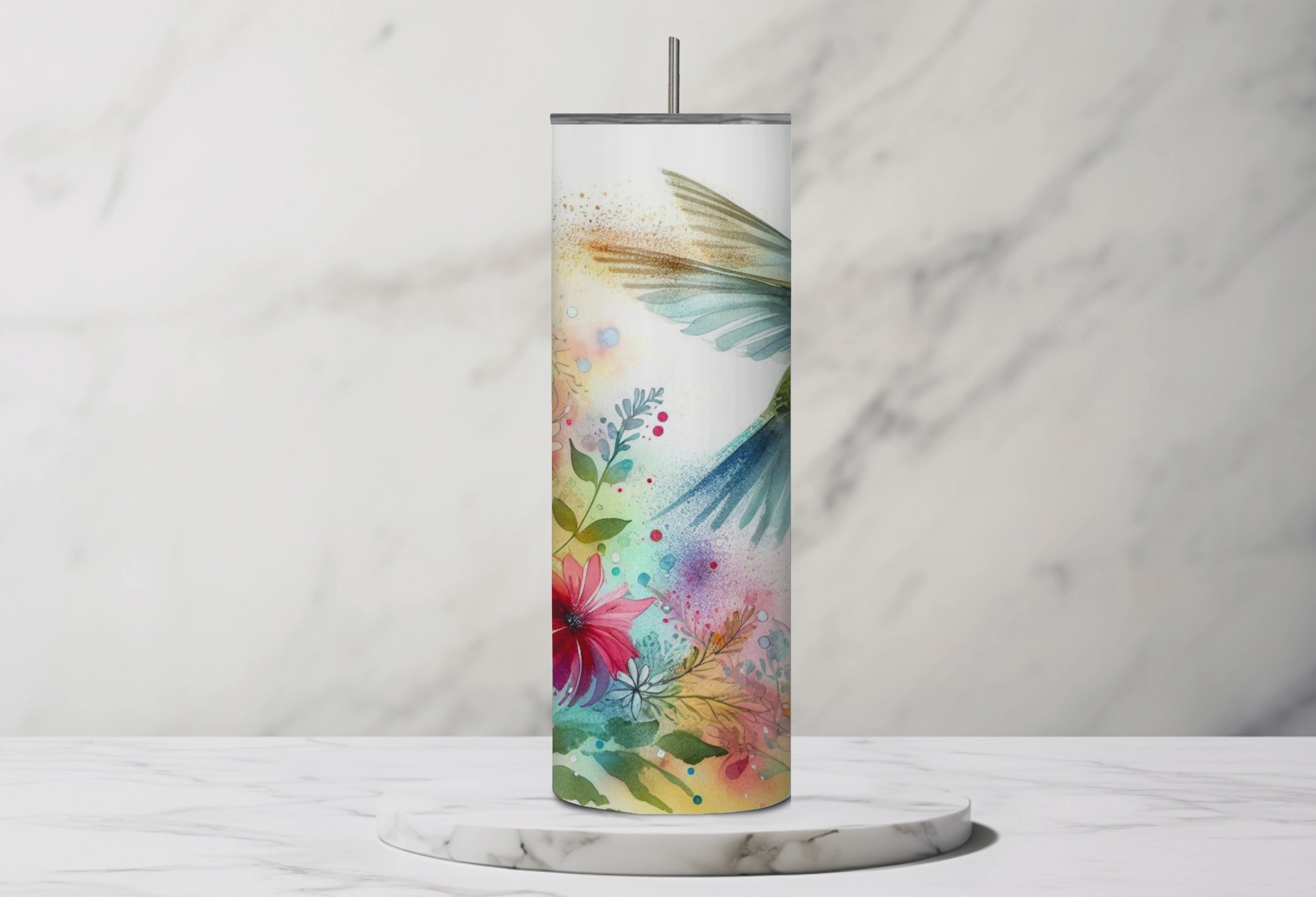 Whimsy Wings Hummingbird Stainless Steel Tumbler