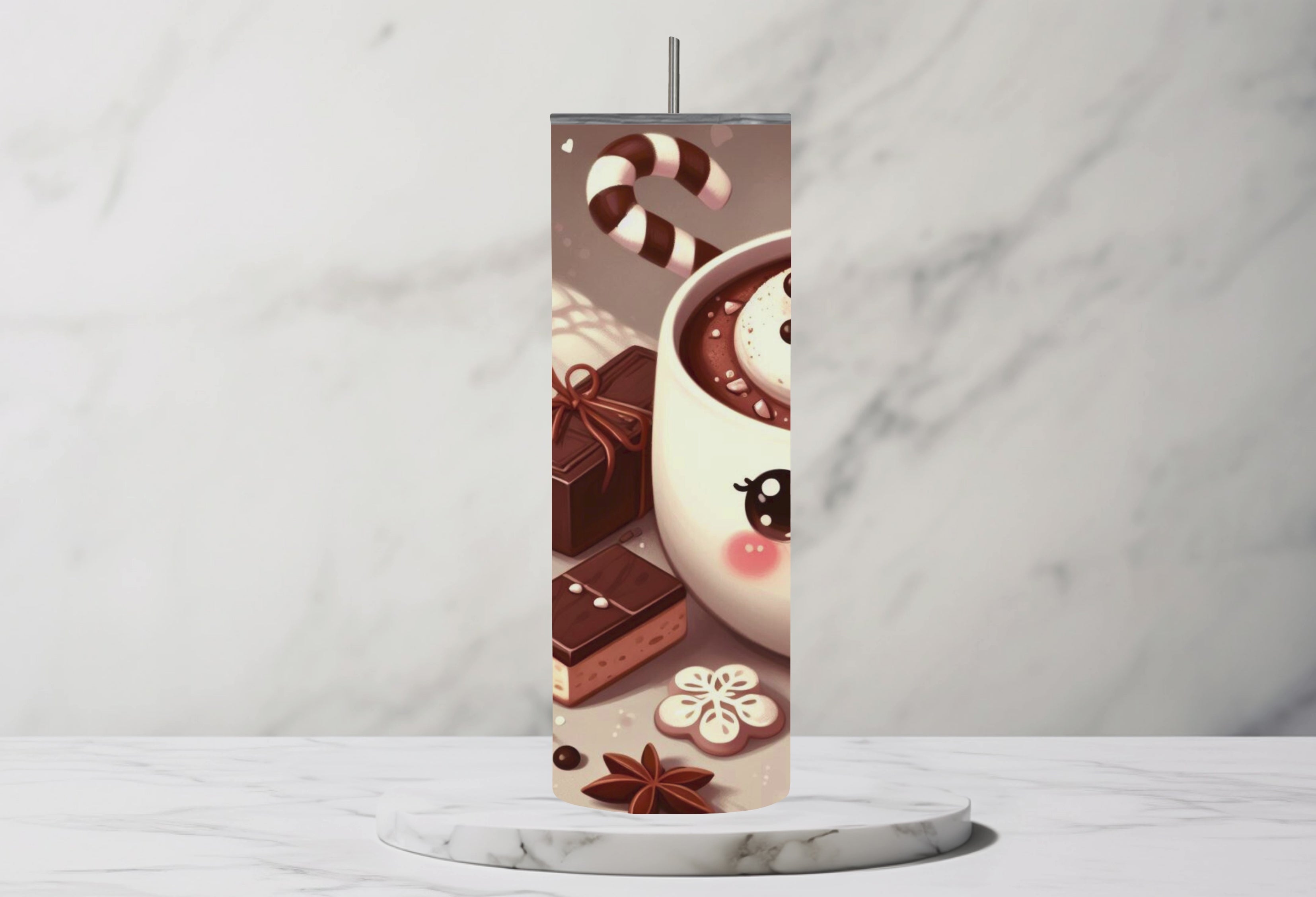 Cocoa and Cakes 20oz Steel Tumbler