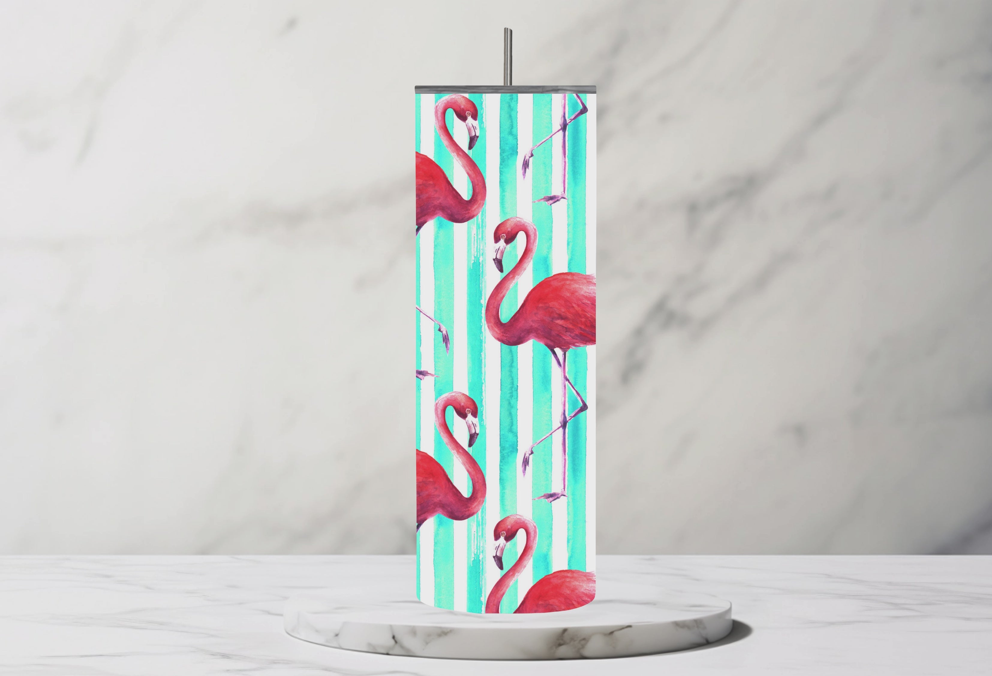 Flamingo 20oz Steel Tumbler