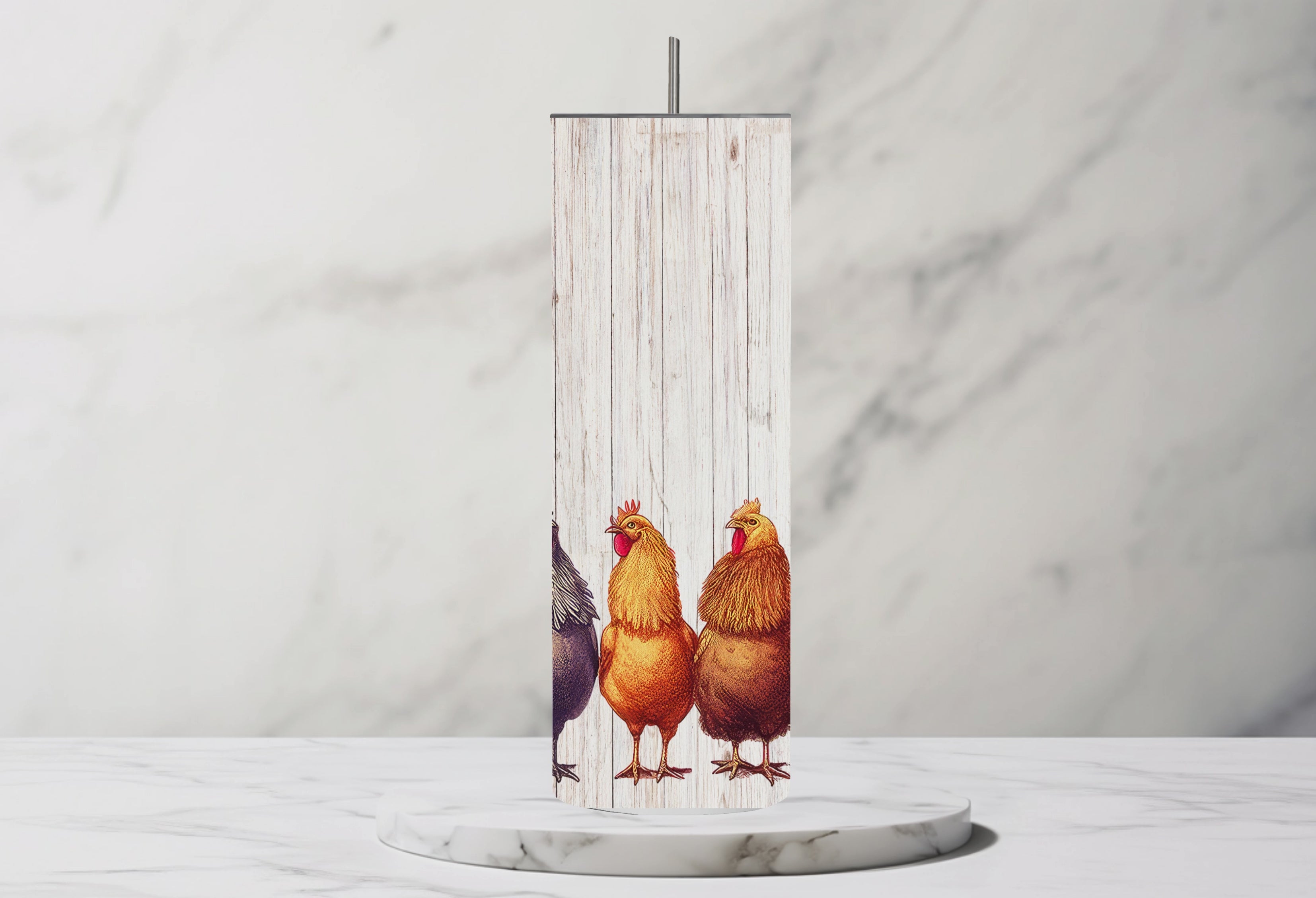 Just Cluckin' Around 20oz Steel Tumbler