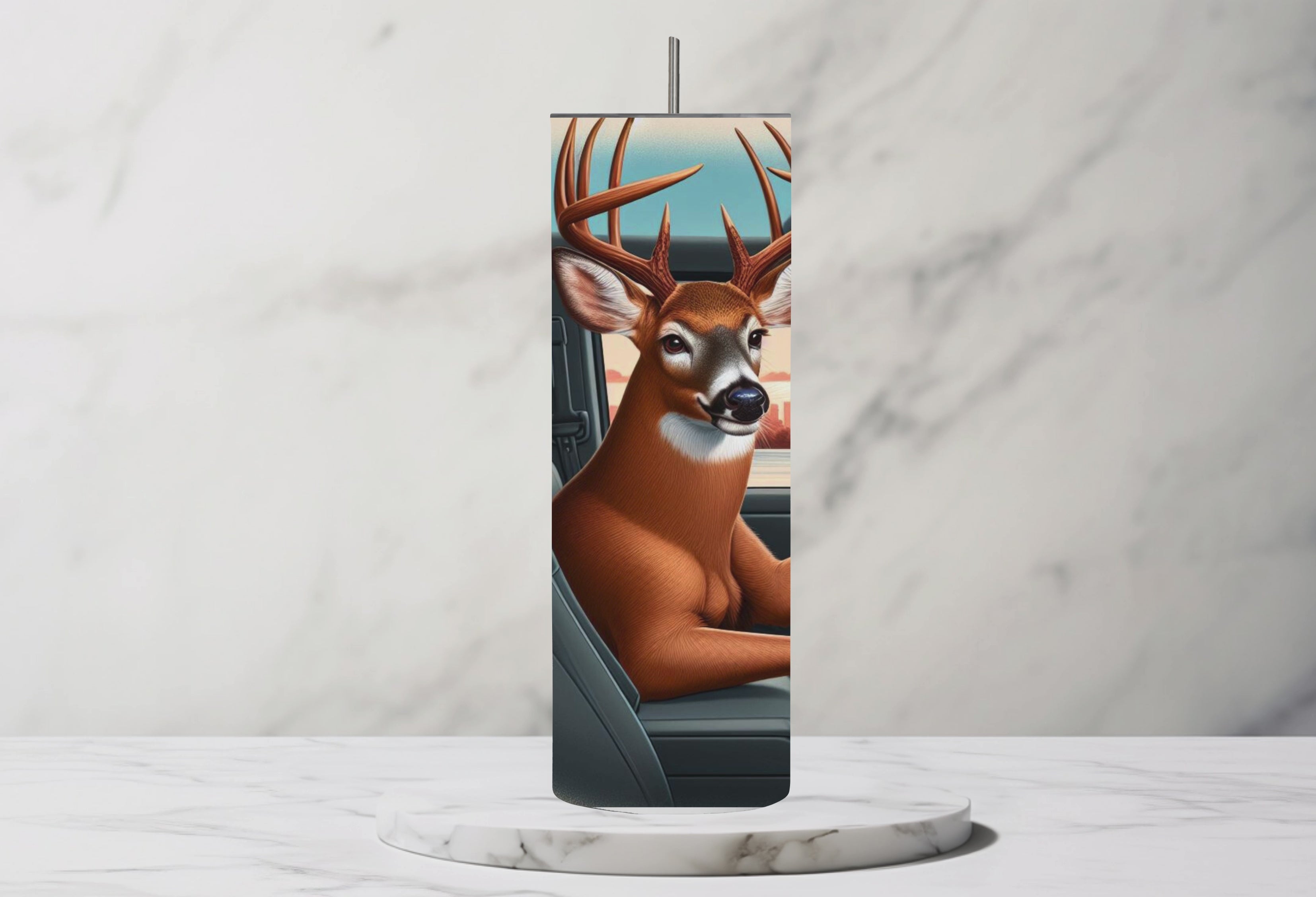 It's A Cartoon Buckin Ranger! 20oz Steel Tumbler