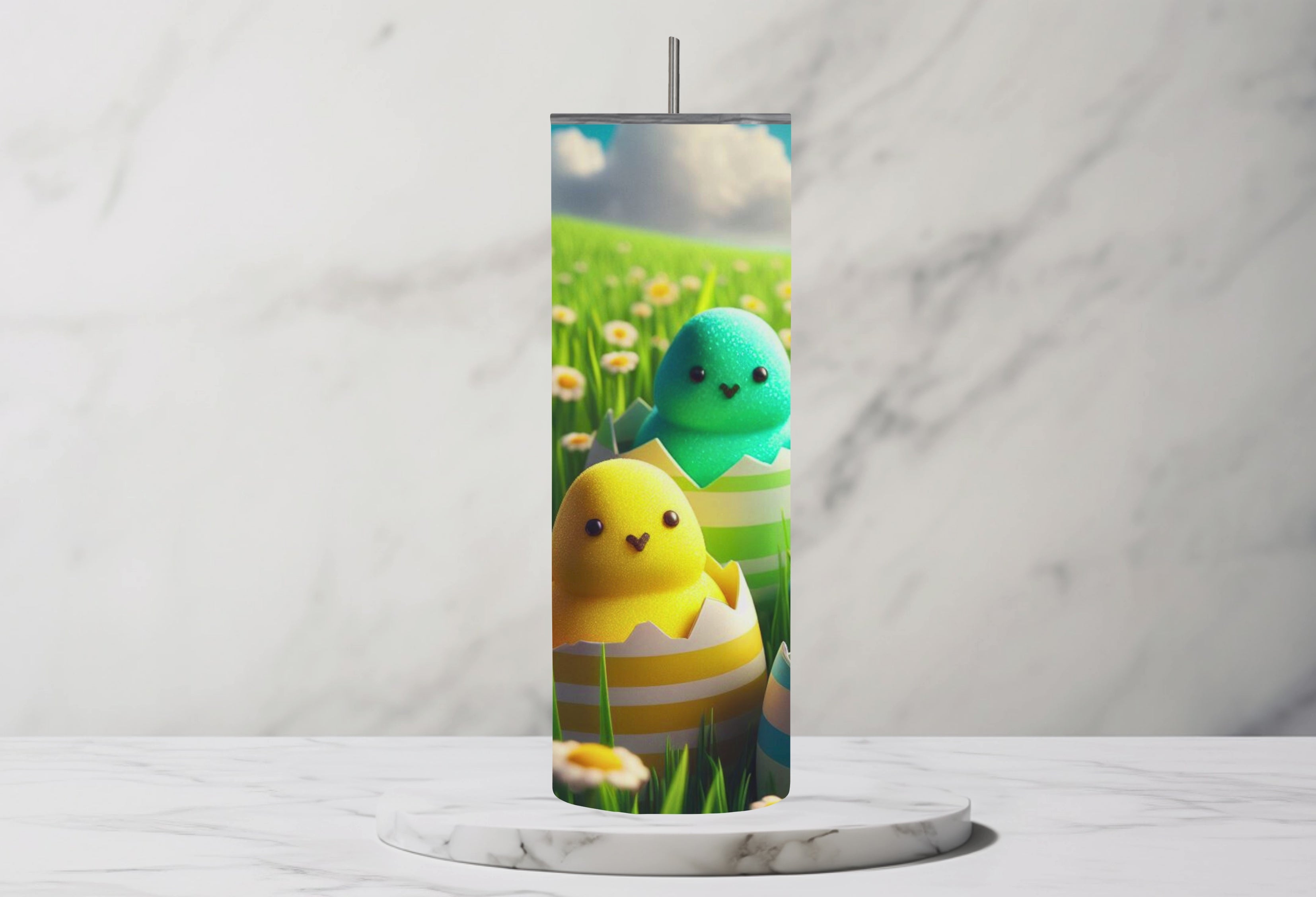 Field of Peeps 20oz Steel Tumbler