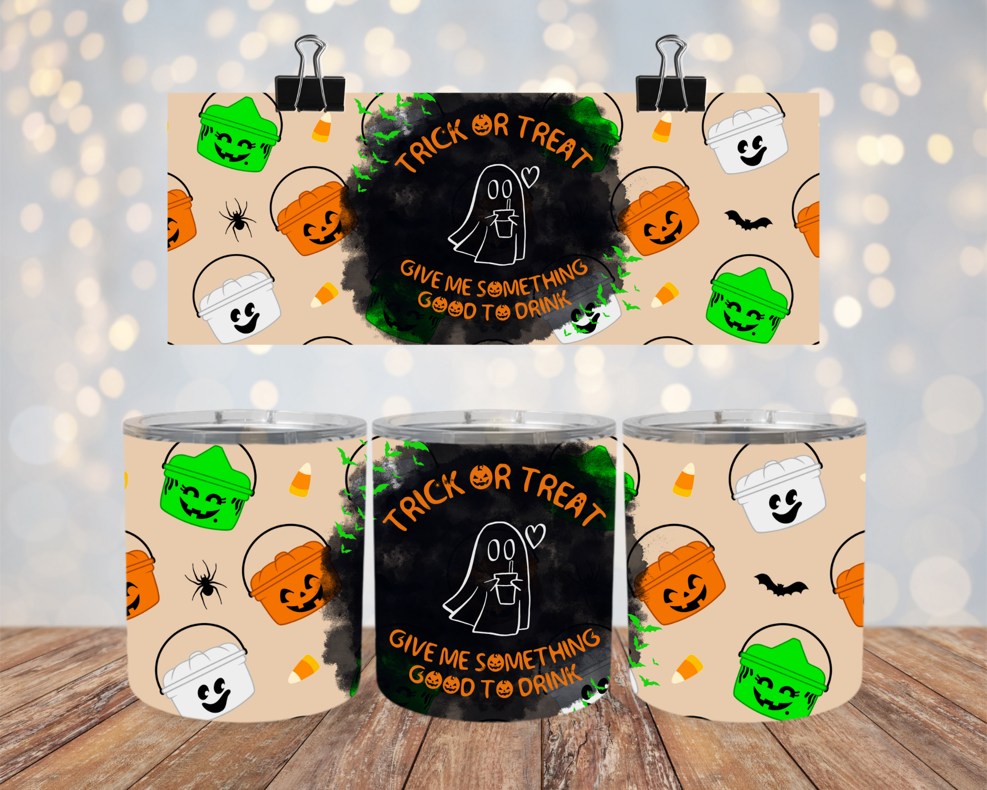 Boo Bucket 10oz Lowball Steel Tumbler